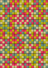 Abstract Geometric Pattern generative computational art illustration