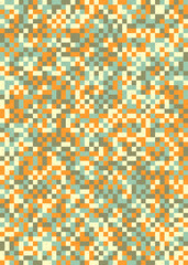 Fototapeta premium Abstract Geometric Pattern generative computational art illustration