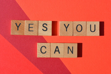Yes You Can, motivational phrase