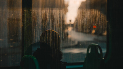 time lapse of people walking in the city