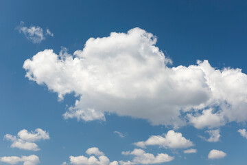 Obraz na płótnie Canvas Blue sky and beautiful clouds.