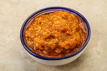 Caucasian cuisine - Mangal salad with vegetables