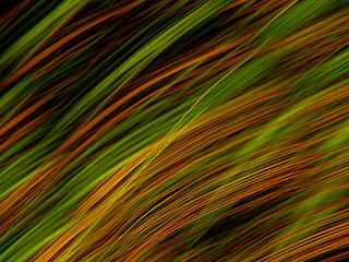 Abstract light trails on dark background