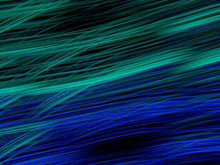 Abstract light trails on dark background