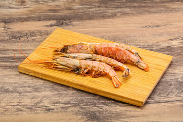Tasty big Langoustine over the board