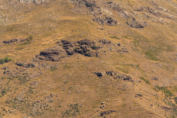 mountainous landscape of Sierra Nevada