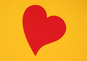 heart shape on a paper background