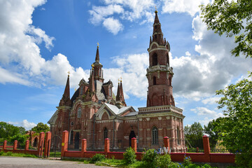 Photo of an Orthodox building on a sunny summer day