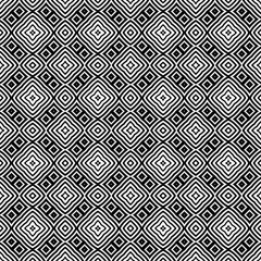 Abstract fantasy striped halftone ,thin line round shapes geometric seamless pattern. Creative mosaic, tile background.