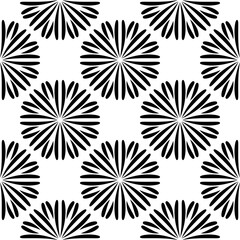 Obraz premium Abstract seamless pattern with mandala flower. Mosaic, tile, polka dot. Floral background.