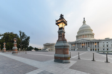 US Capitol during sunset - Washington DC United States