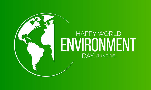 World Environment day is observed every year on June 5, it has been a flagship campaign for raising awareness on environmental issues emerging from marine pollution, human overpopulation. vector art.