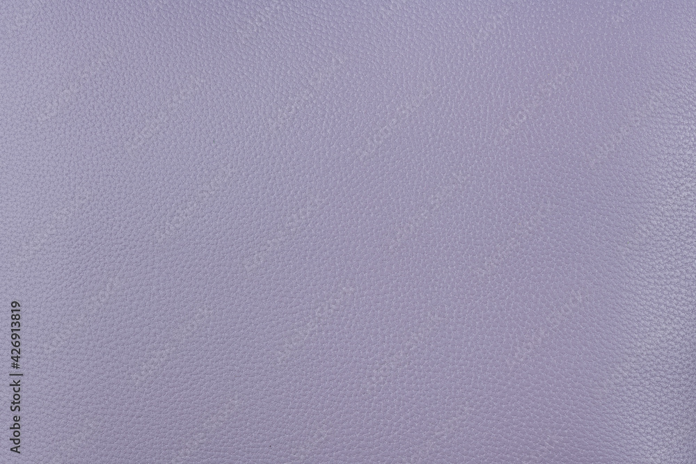 Wall mural pale lilac textured smooth leather surface background, medium grain