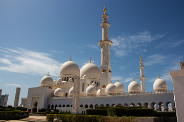 Obraz premium Abu Dhabi Mosque Sheikh Zayed general view