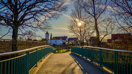 bridge over the river