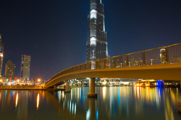 Dubai Burj Khalifa night view 