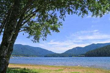 lake in the mountains