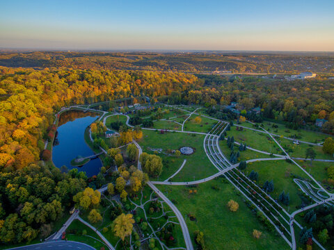 aerial park view