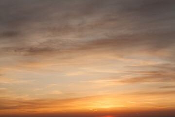 Fototapeta na wymiar soft sky background at dawn