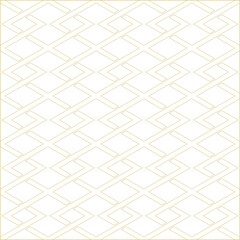 Abstract of rhombus lines pattern. Design diagonal of seamless gold on white background. Design print for illustration, texture, wallpaper, background.