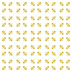 Abstract of triangle tile pattern. Design grid of seamless gold on white background. Design print for illustration, texture, wallpaper, background.