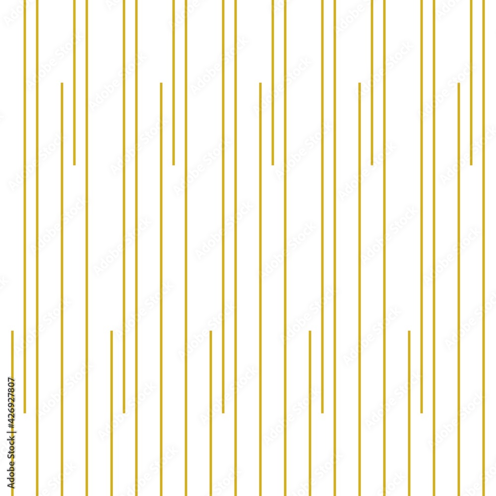 Poster geometric of vertical stripe pattern. design regular lines gold on white background. design print fo