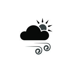 illustration vector graphic Windy icon template