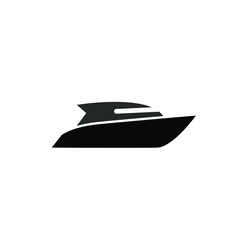 illustration vector graphic yacht icon template