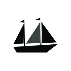illustration vector graphic Ship icon template	