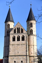 Fototapeta na wymiar Klosterkirche St. Marien Unser lieben Frauen in Magdeburg
