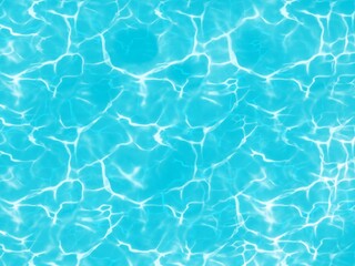 Blue turquoise swimming  pool surface texture from above. Summer, travel, holiday, tourism concept.