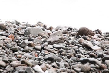 stones on the beach