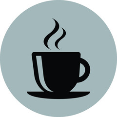 Media Icon drinking glass, for websites and applications