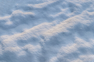 Beautiful snow as background, closeup view. Winter weather