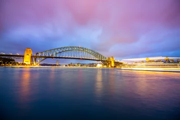 Room darkening curtains Sydney Harbour Bridge Sydney Harbour Bridge