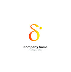 simple letter D logo concept with white background, minimalist style