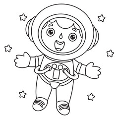 Line Art Drawing For Kids Coloring Page