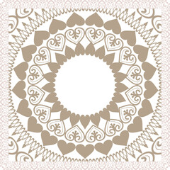 Beautiful Floral Scarf Design ,Abstract scarf pattern Hijab design