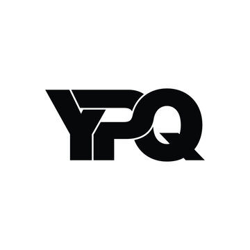 YPQ letter monogram logo design vector
