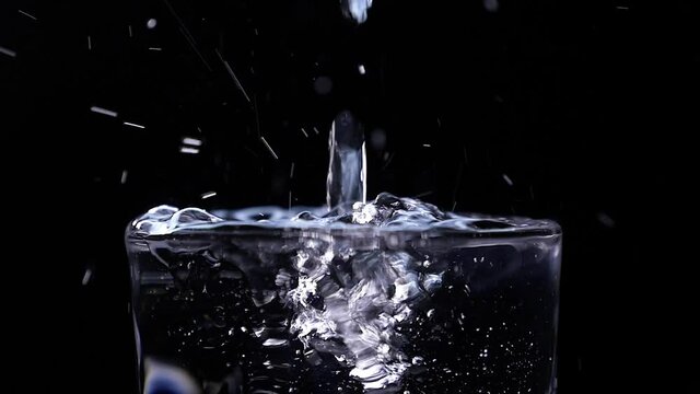 Fresh Cool Clean Water Being Poured