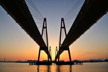 Fototapeta premium 名港西大橋