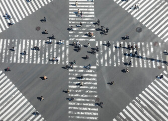 Commuters in Tokyo during Covid19 Pandemic.