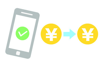 スマホで送金のイメージ