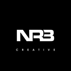 NRB Letter Initial Logo Design Template Vector Illustration