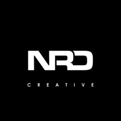 NRD Letter Initial Logo Design Template Vector Illustration