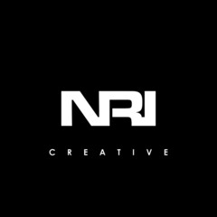 NRI Letter Initial Logo Design Template Vector Illustration