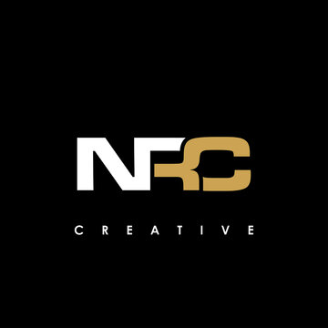 NRC Letter Initial Logo Design Template Vector Illustration