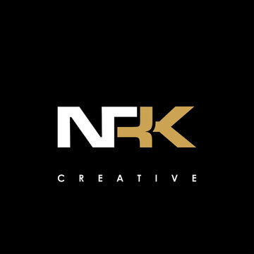 NRK Letter Initial Logo Design Template Vector Illustration