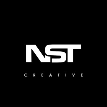 NST Letter Initial Logo Design Template Vector Illustration