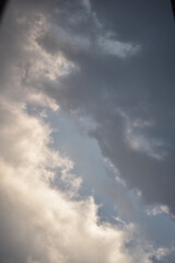 blue sky with clouds